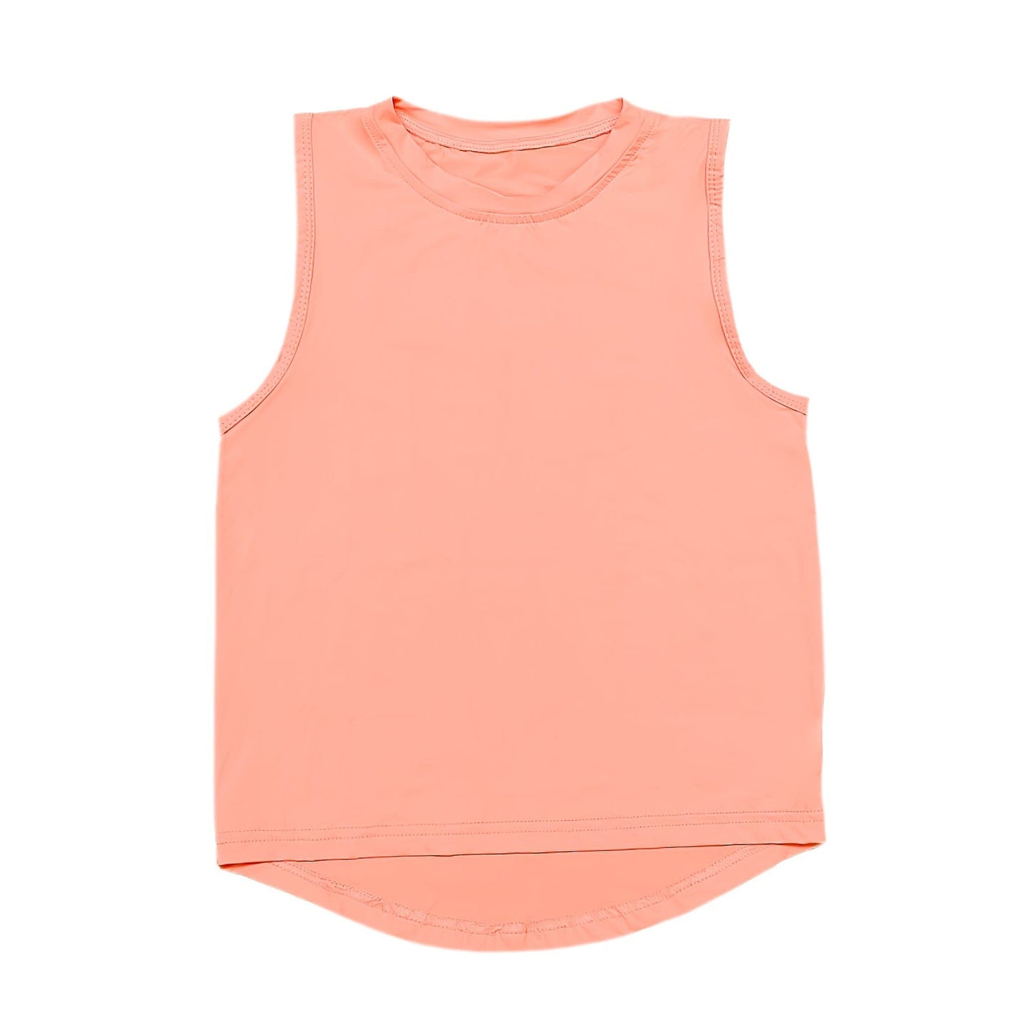 Coral High Low Kid Tank