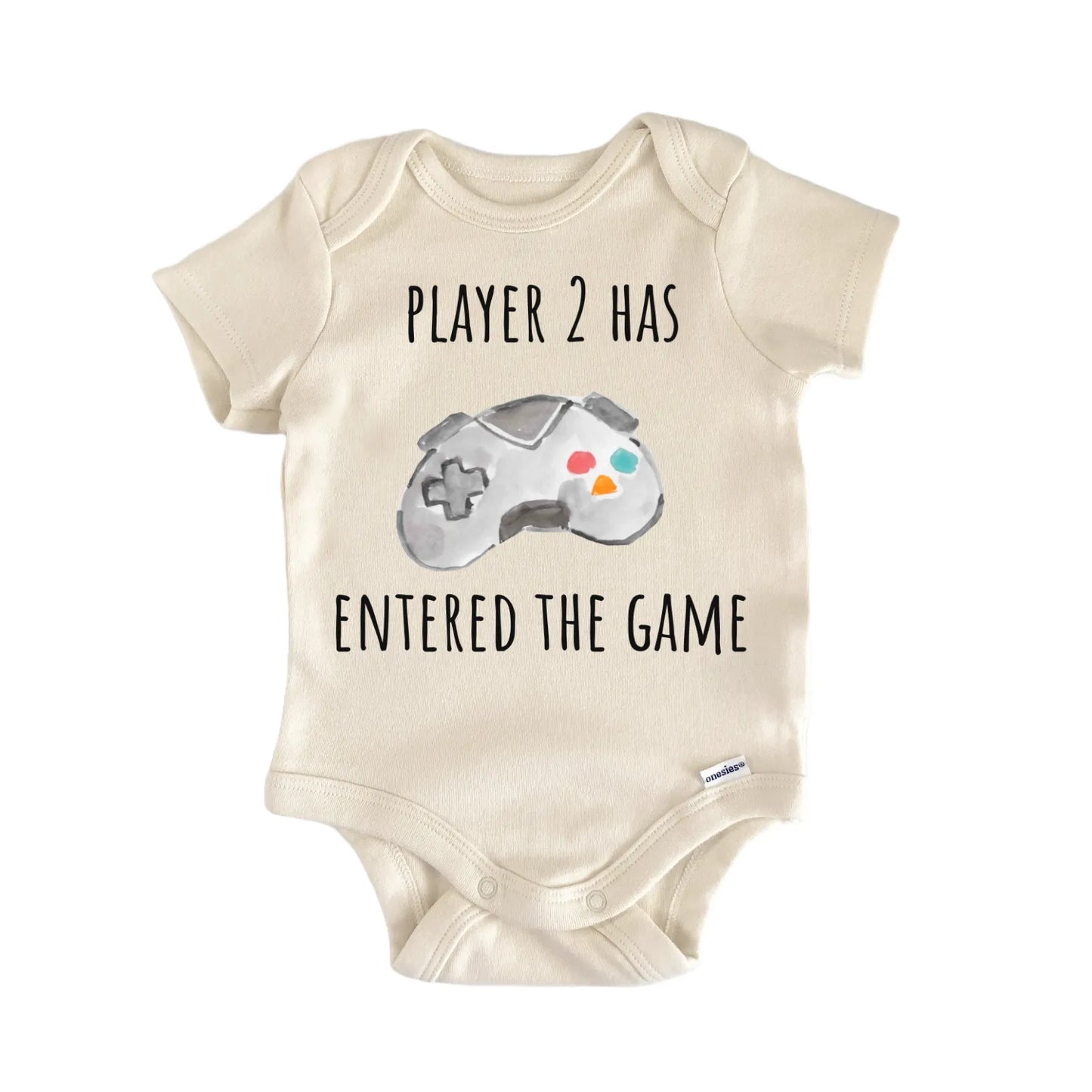 Player 2 Has Entered The Game Video Games Baby Gift Baby Bodysuit