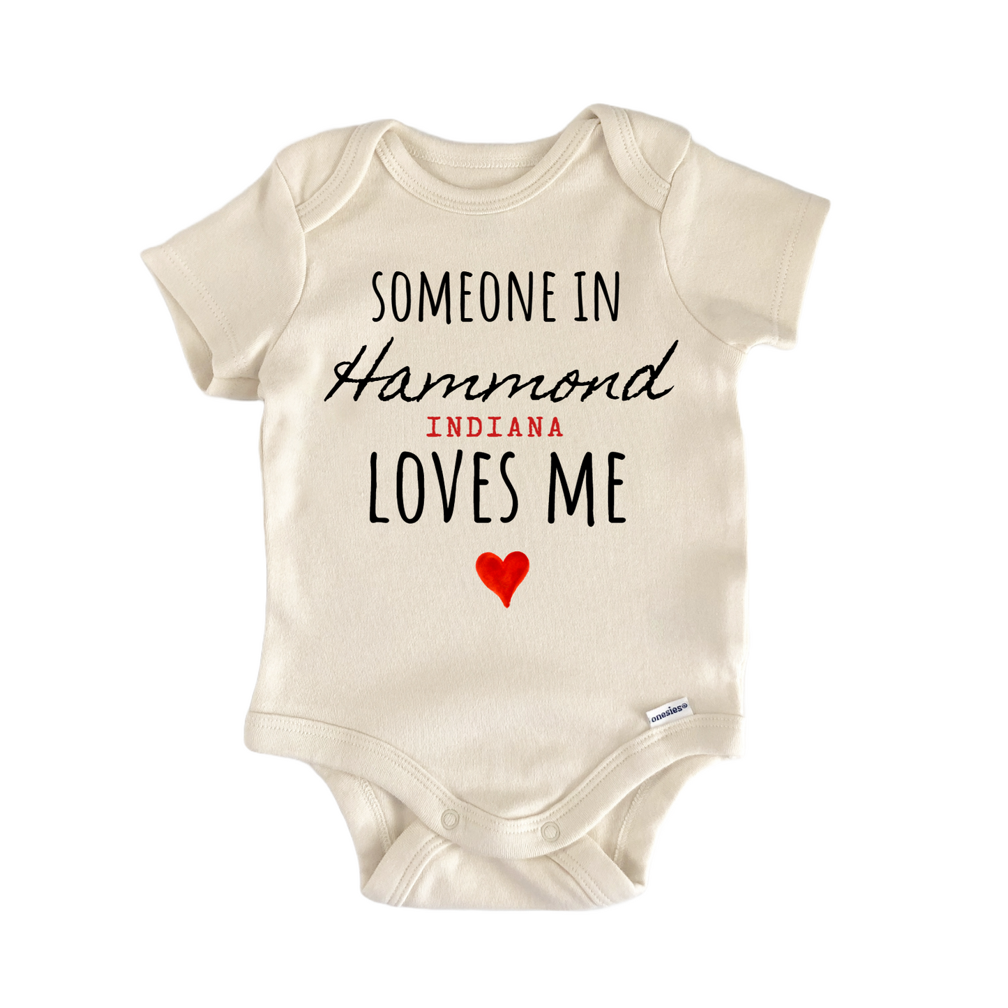 Hammond Indiana Baby Gift Baby Bodysuit