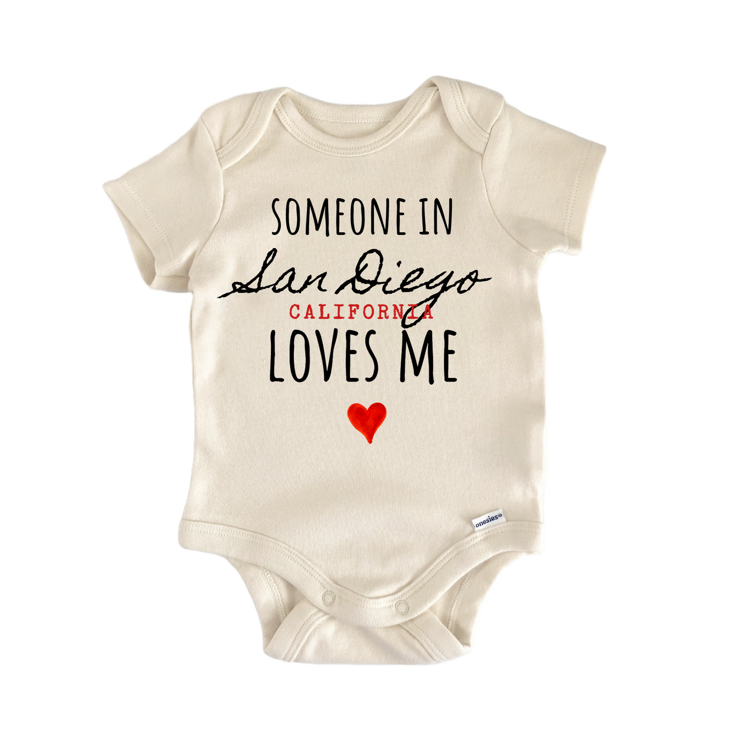 San Diego California Baby Gift Baby Bodysuit