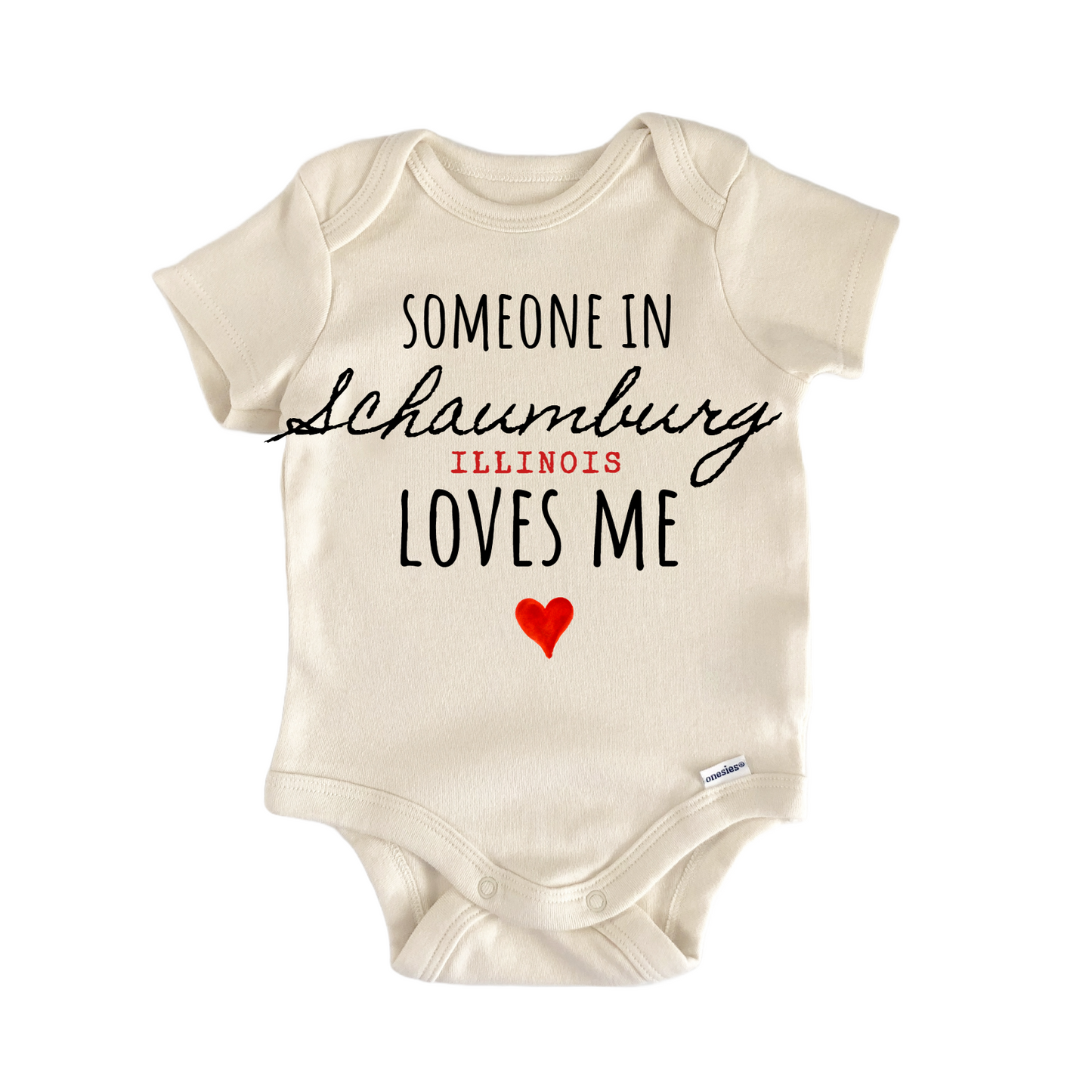 Schaumburg Illinois Baby Gift Baby Bodysuit
