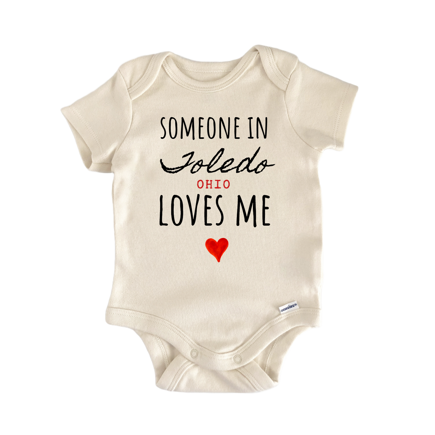 Toledo Ohio Baby Gift Baby Bodysuit