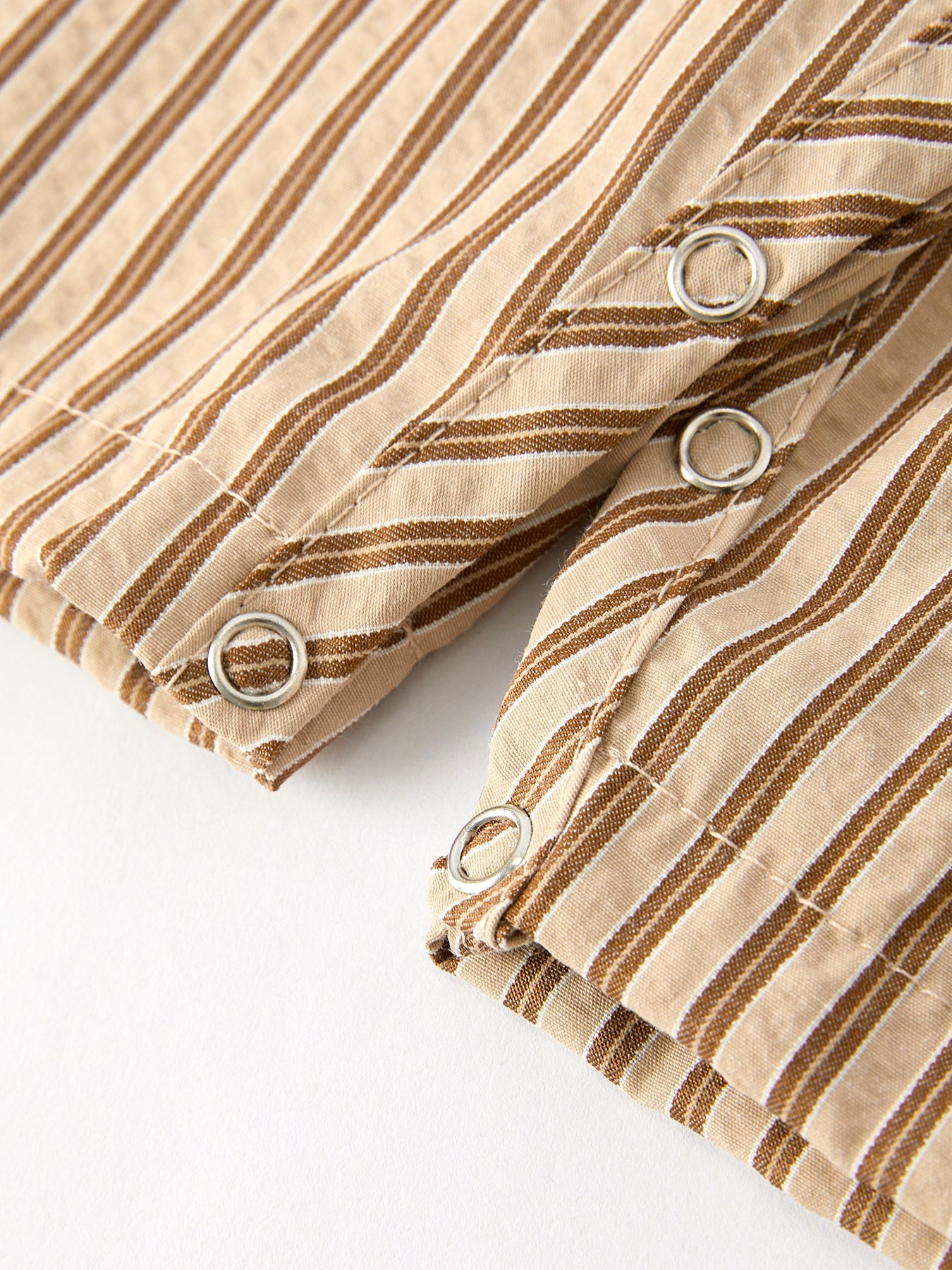 Stripe Smocked Church Christ Bishop Christening Toddler Boys' Romper