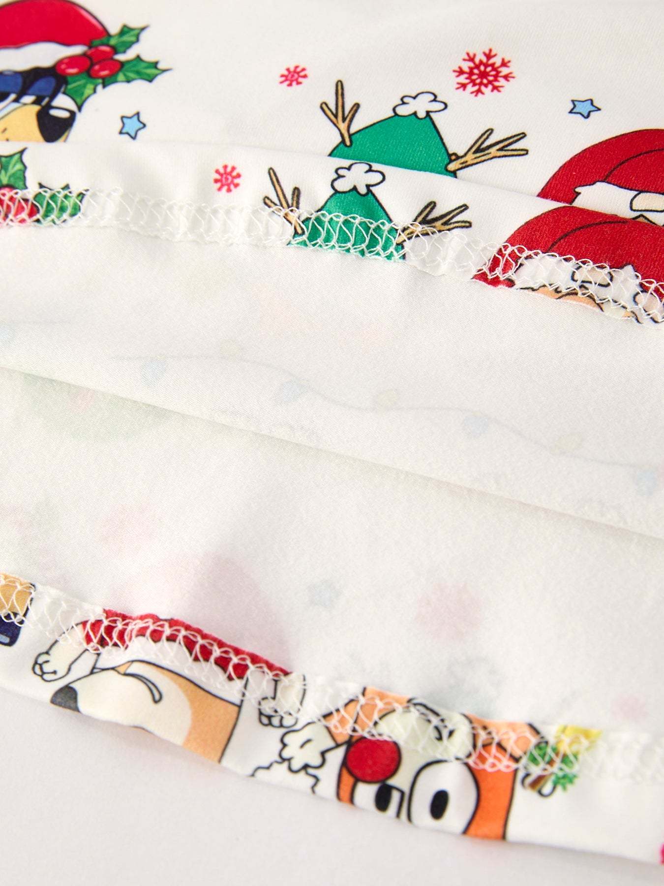 Winter Christmas Character Party Print Girls Dress