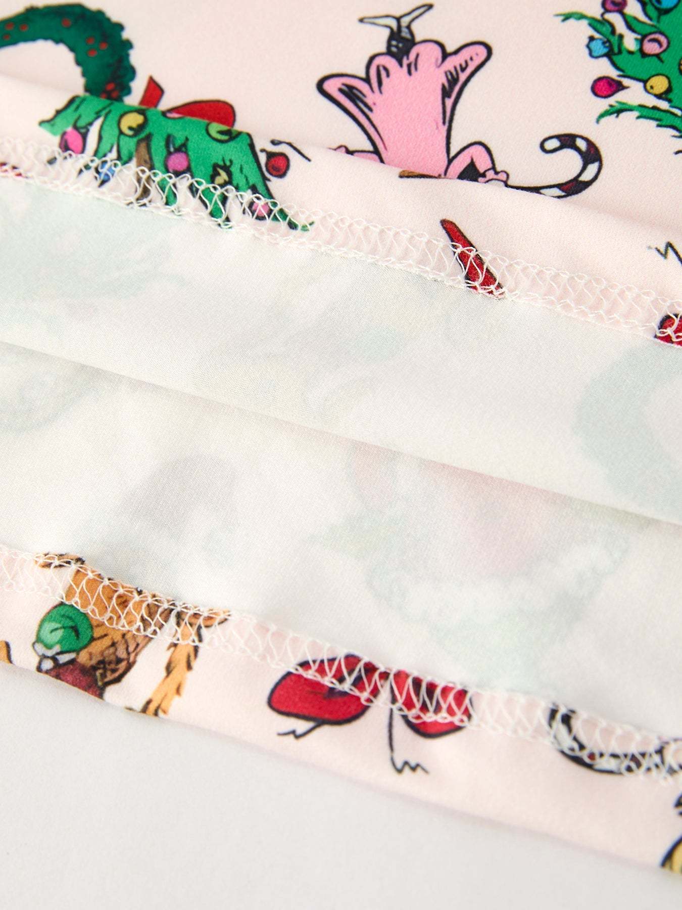 Christmas Character Print Girls Dress with Ruffle Sleeves