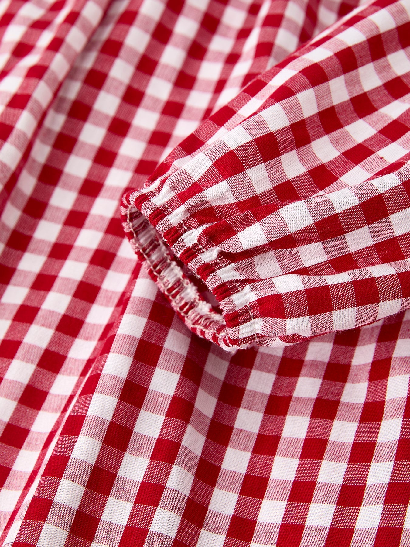 Christmas Embroidered Christmas Tree Plaid Girls Dress