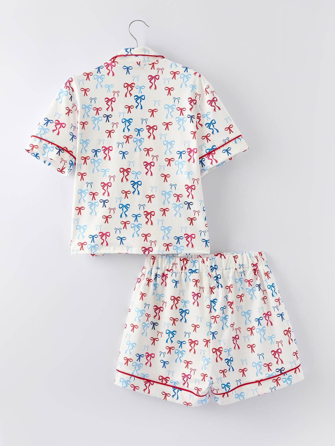 Mommy and me pajama set holiday photo
