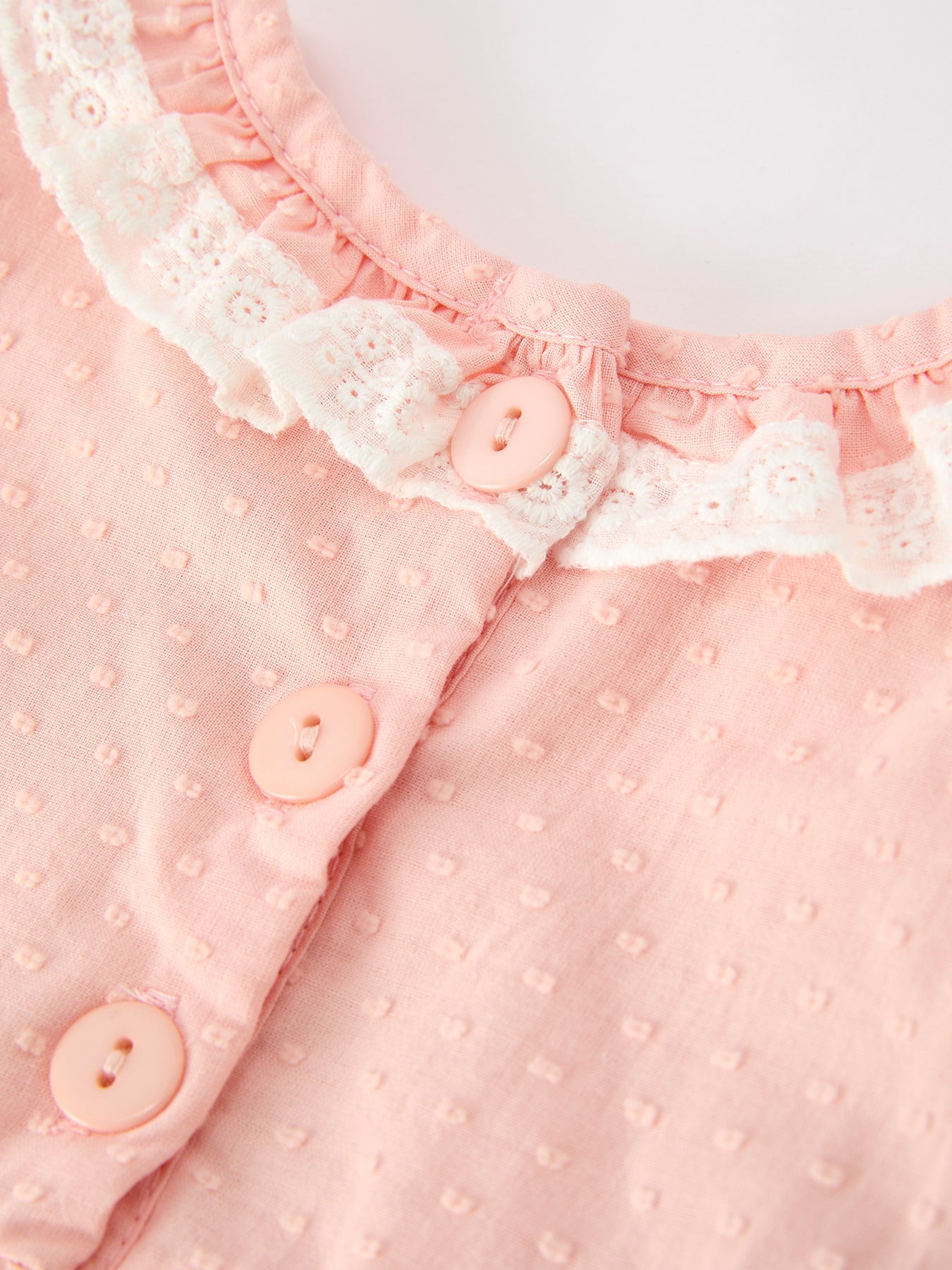Western horse romper embroidery close-up