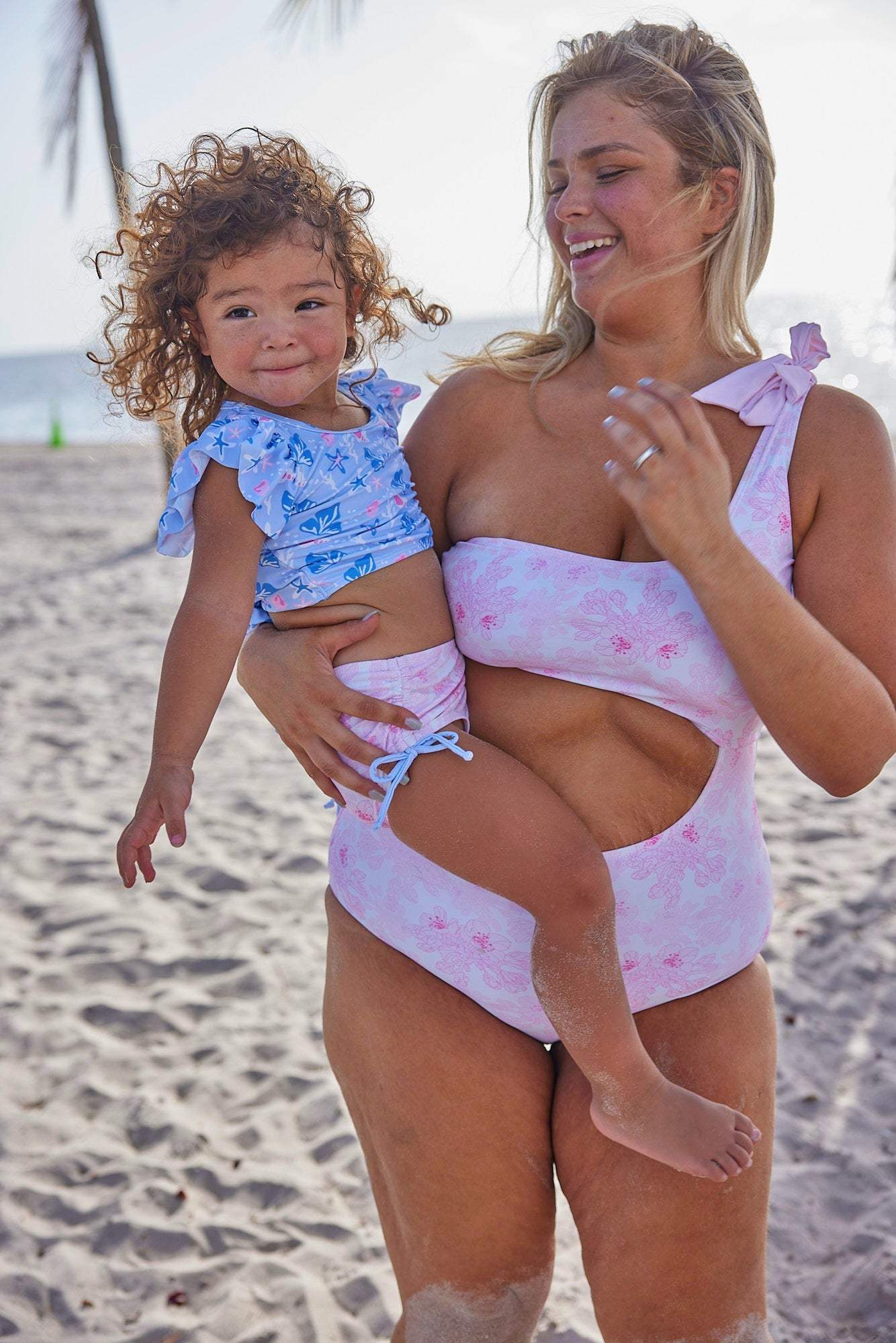 Seashell Sunset Two Piece Swimsuit styling detail