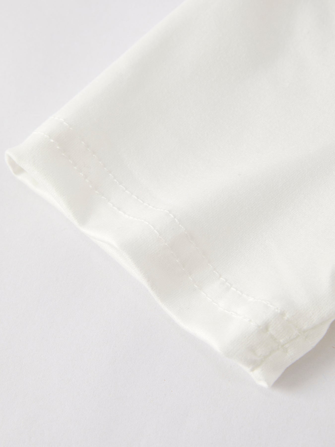 Girls Milk Silk Letters Bow Print Set