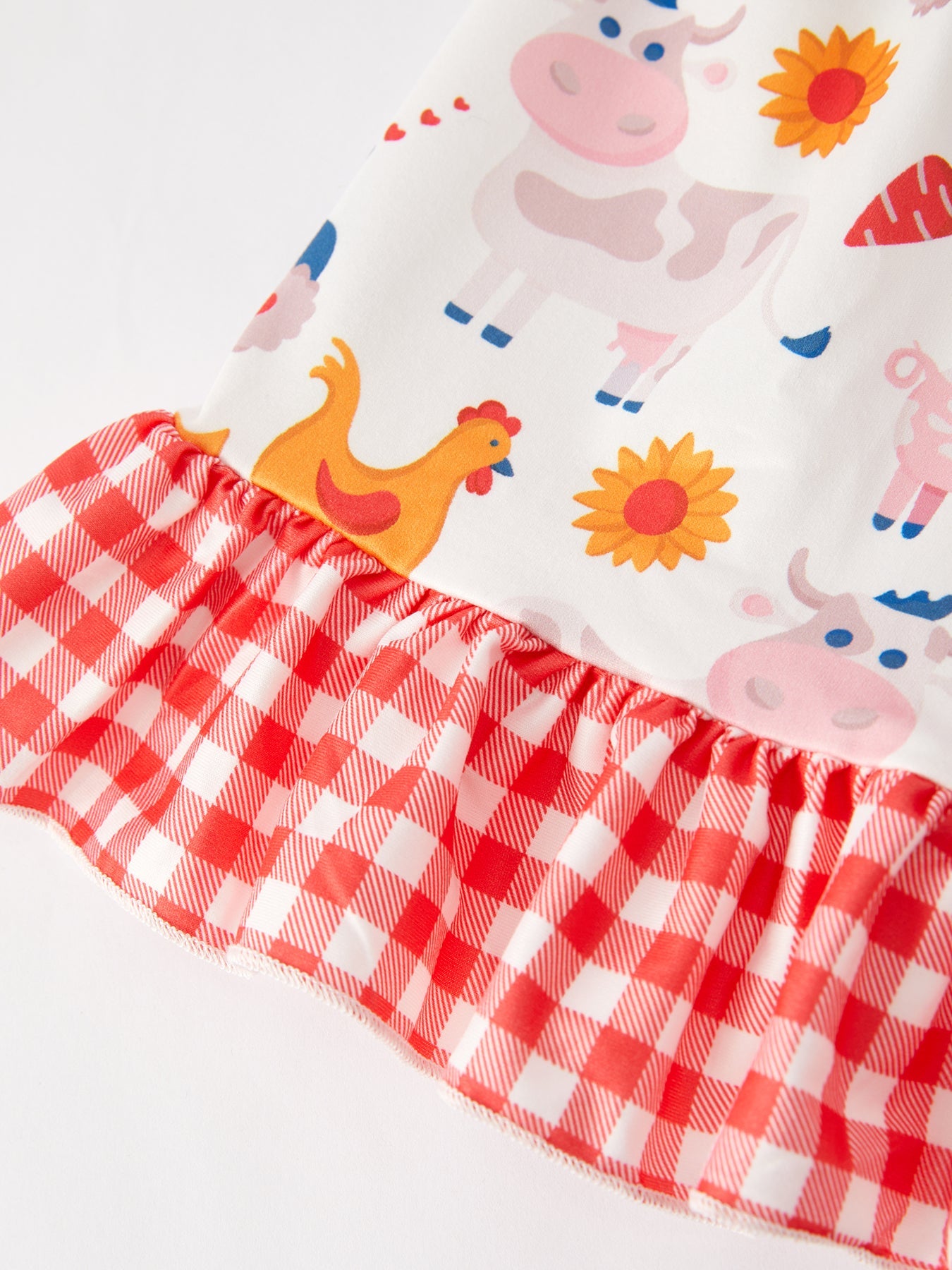 Farm Ruffle Girls Dress