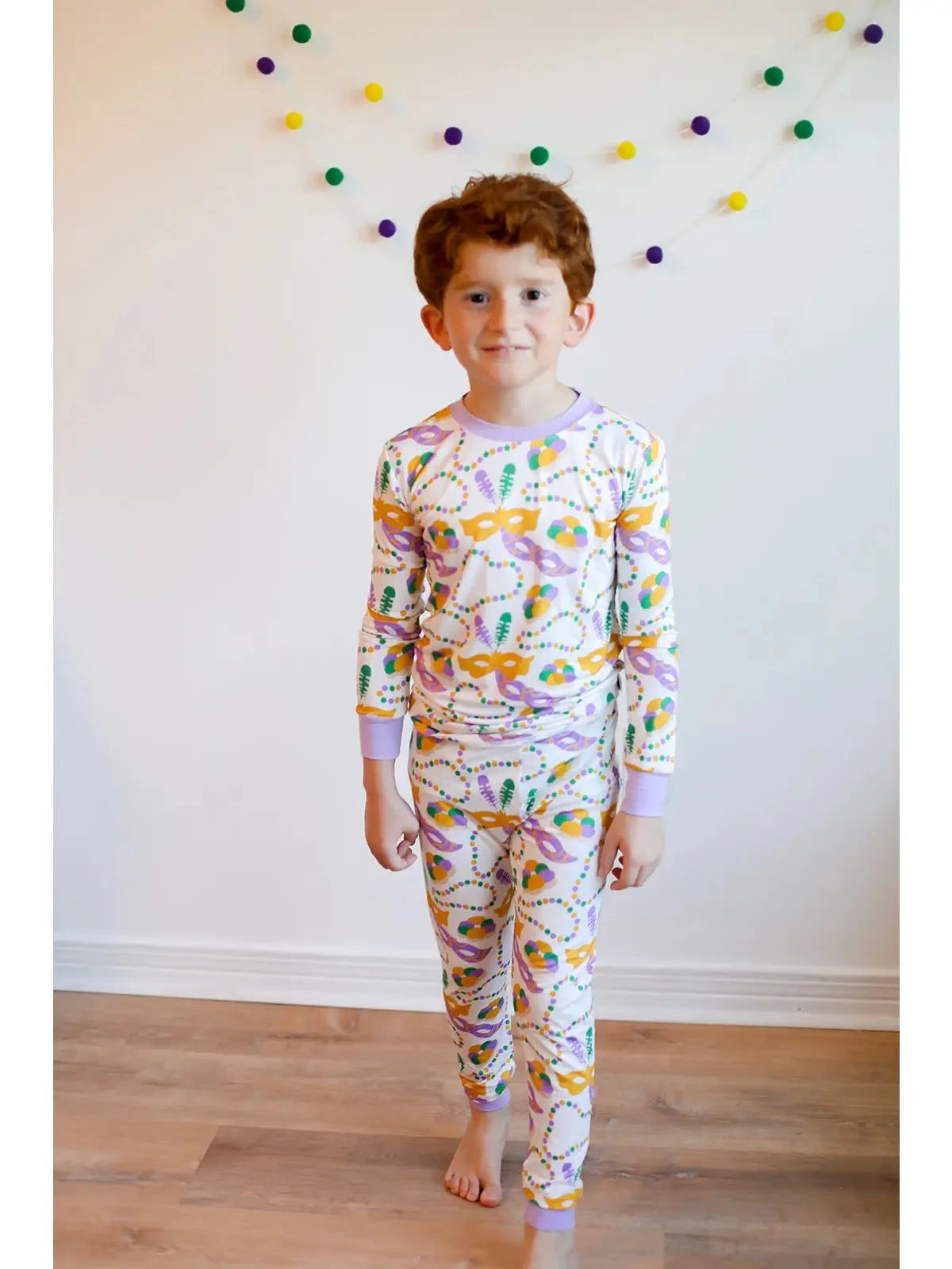 Southern Sleepies - Mardi Gras 2 Piece Bamboo Pajama Set