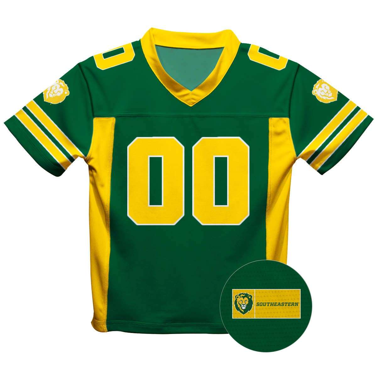 Vive La Fete - Southeastern Louisiana Lions Green Fashion Football T-Shirt