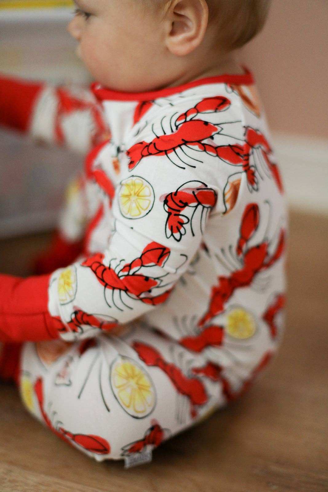 Southern Slumber - Crawfish Bamboo Swaddle Blanket