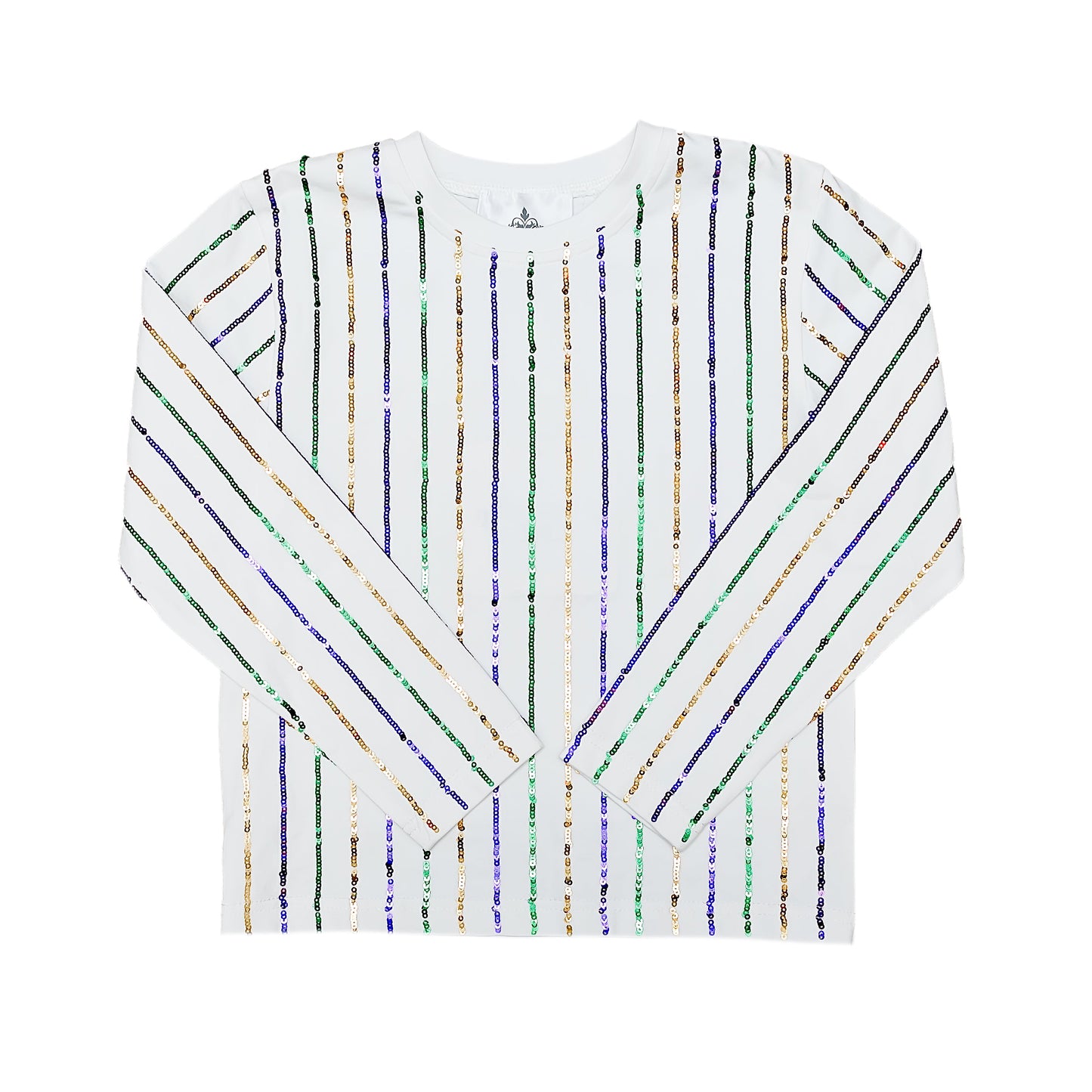 Mardi Gras Striped Long Sleeve