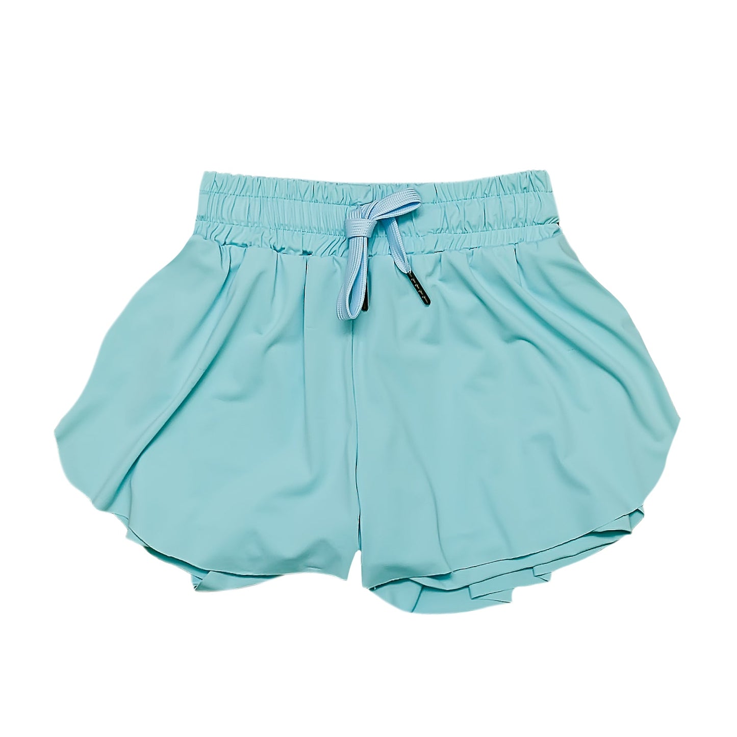 Light Blue Kid Butterfly Shorts