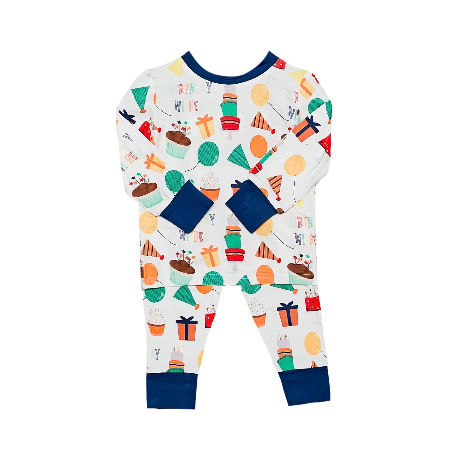 Birthday boy bamboo pajamas for kids