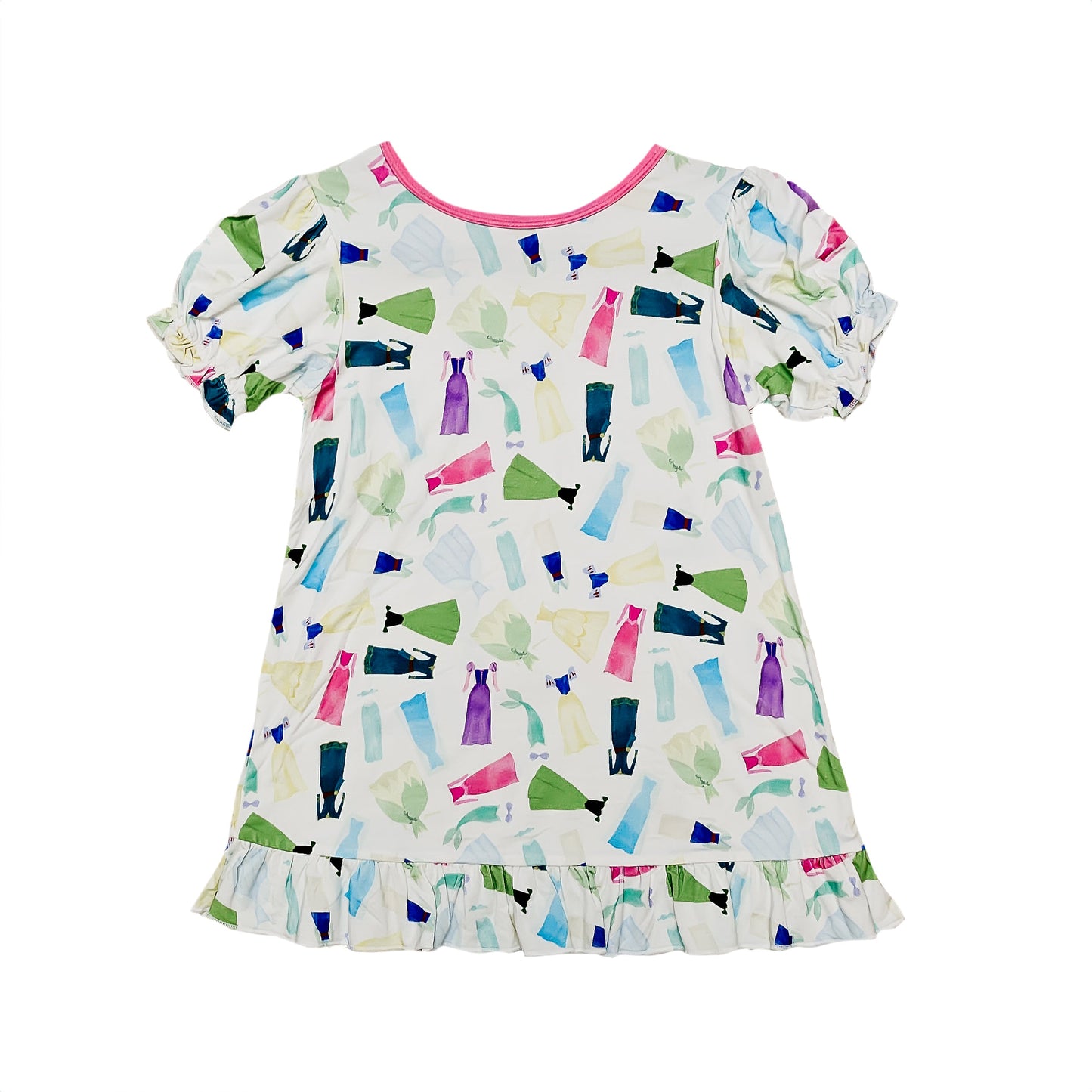 Princess bamboo play dress front view