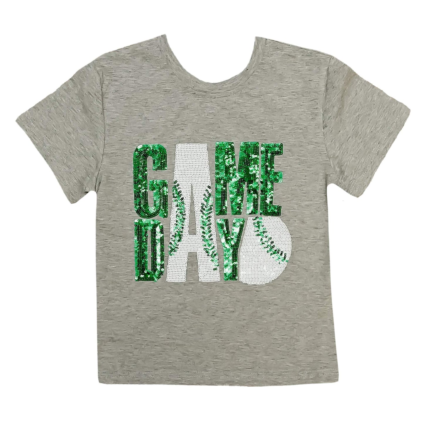 Gameday Green Shirt, back view