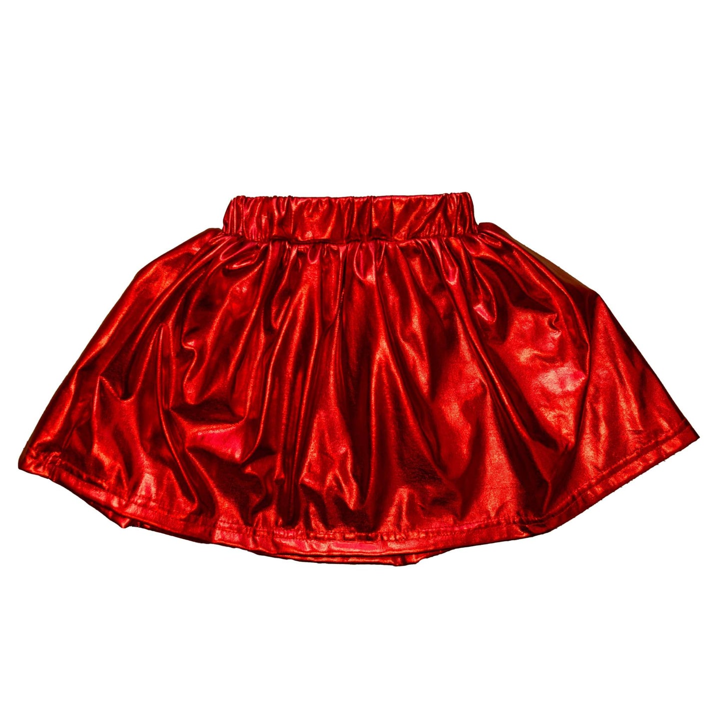 Red Metallic Adult Skort