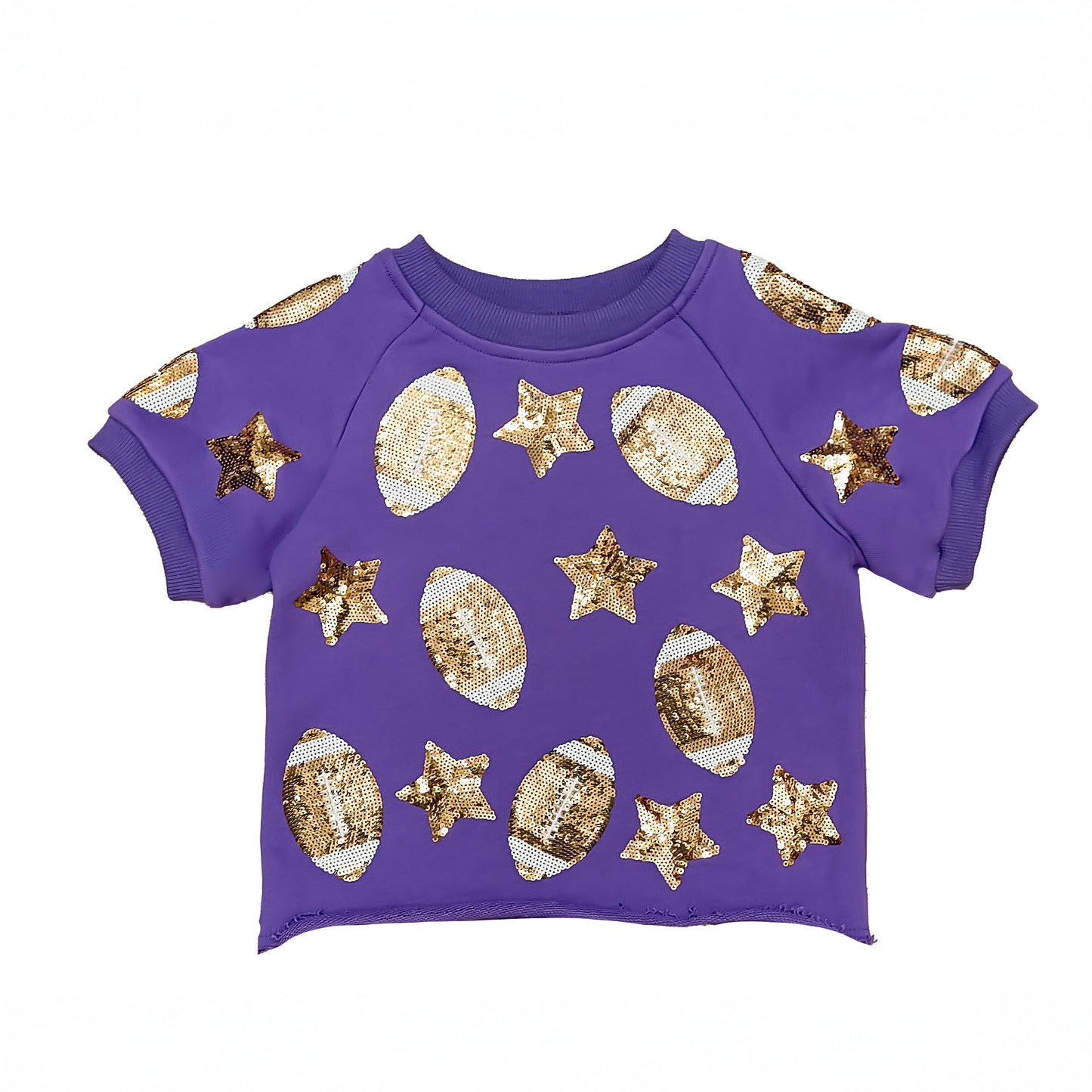 Purple Football Top