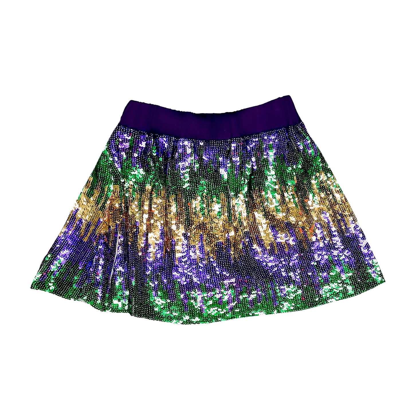 Mix Mardi Gras Sequin Skort