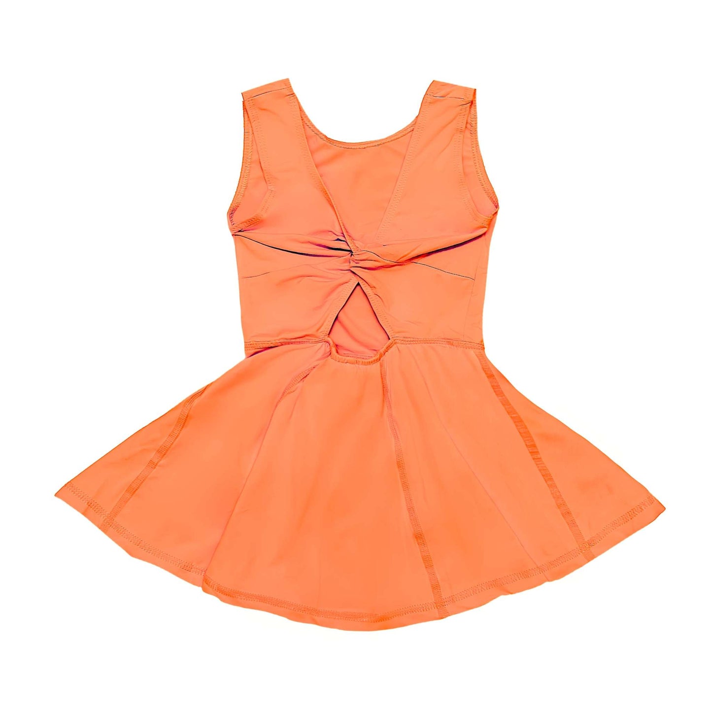 Keller Dress - Tangerine side view