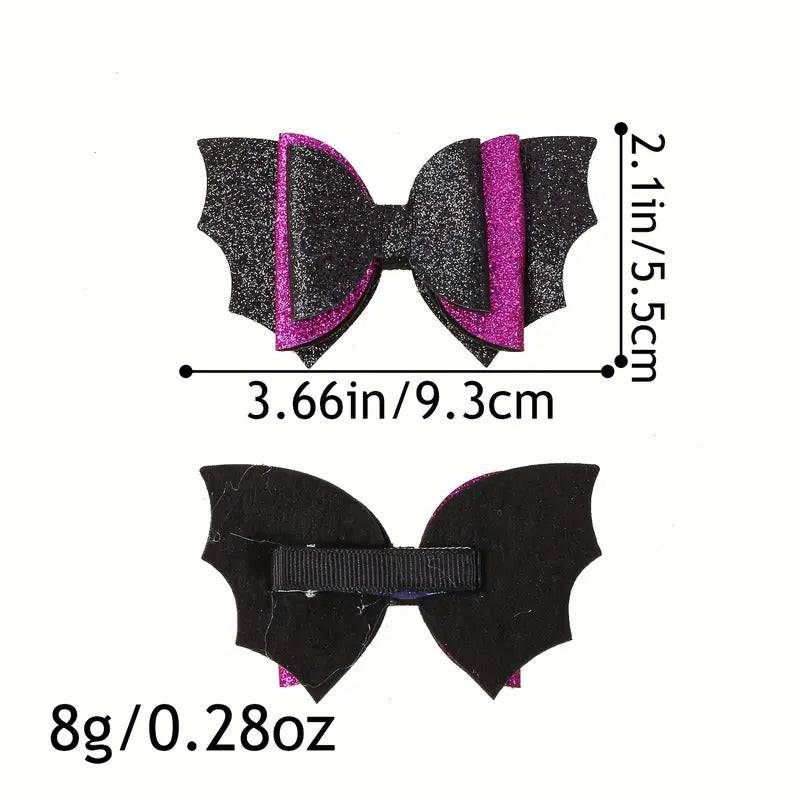 Halloween Glitter Bow