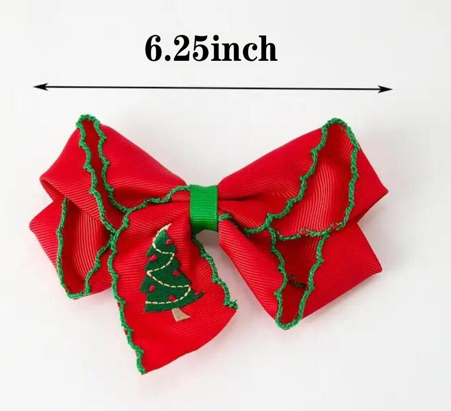 Winter Christmas tree Hair Clip 4.7inch