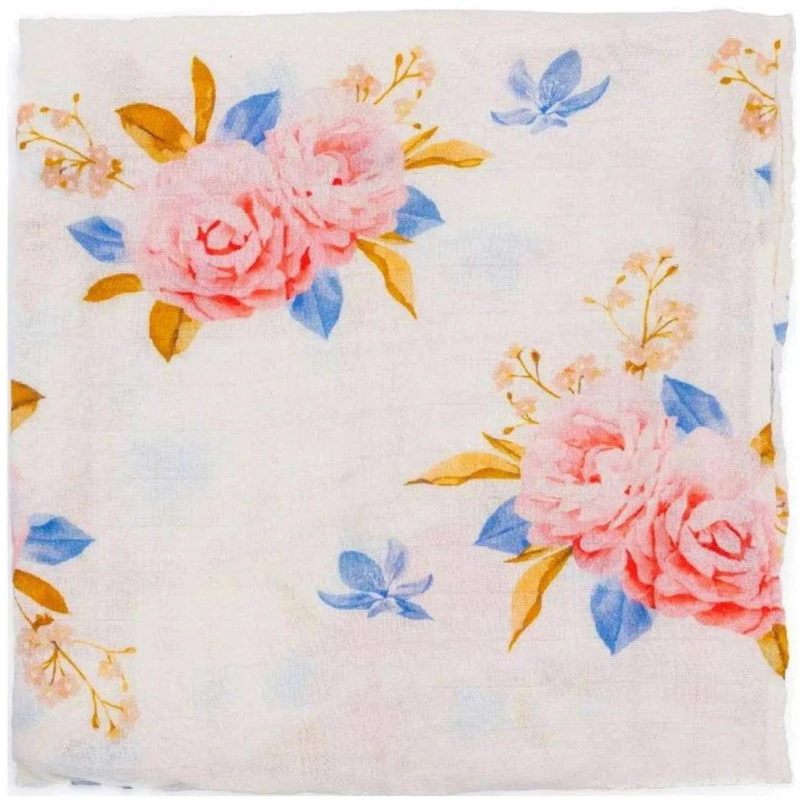 Adaline -Paradise Floral Swaddle Blanket back view