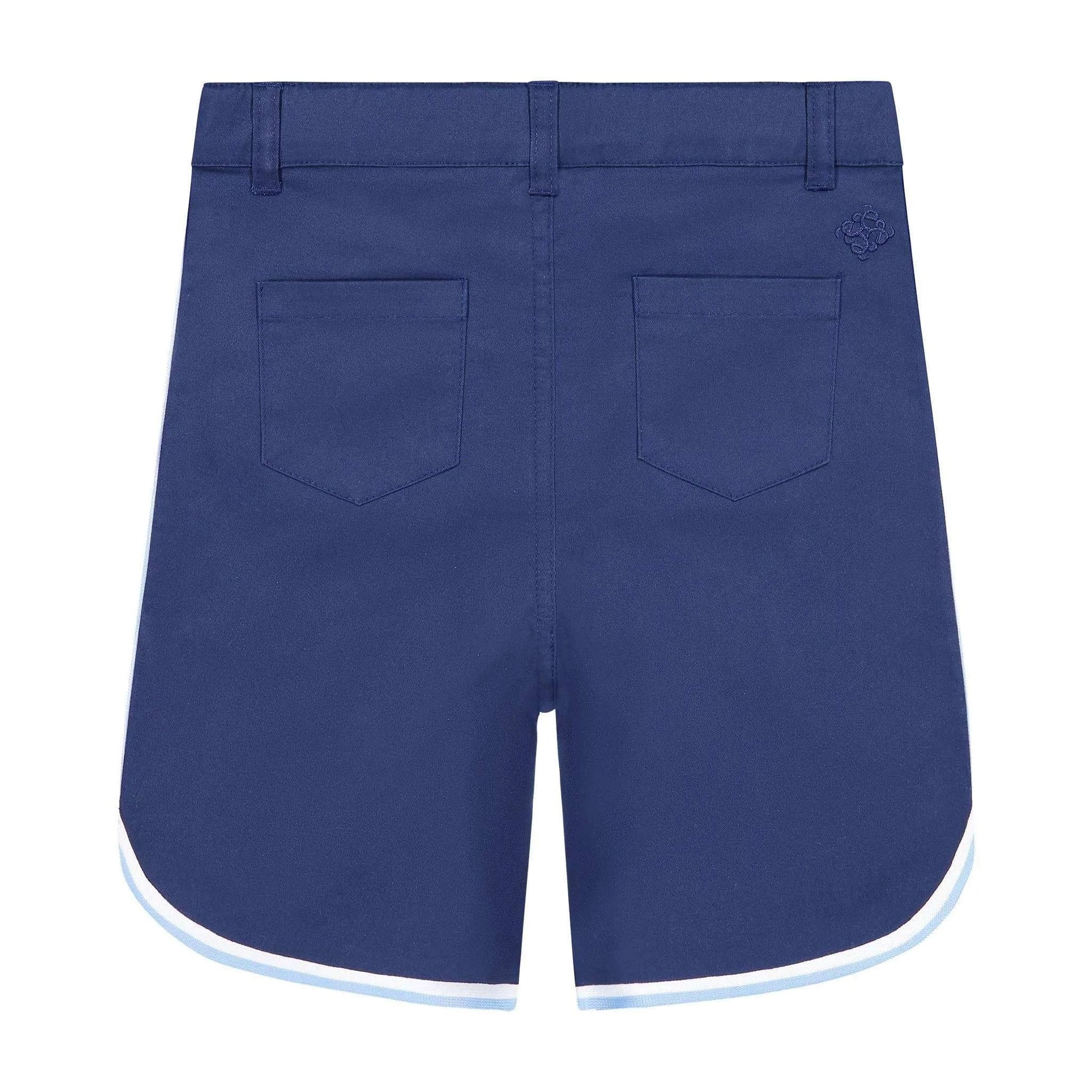 Andy & Evan - BOYS PIPED SHORTS - Navy