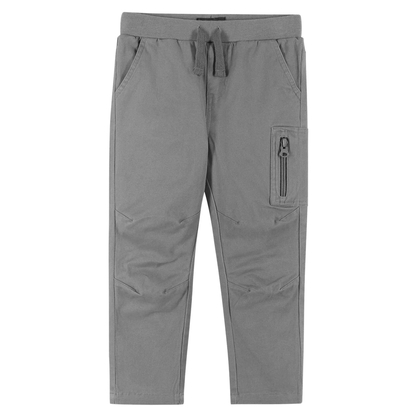 Boys Twill Pocket Pants front view