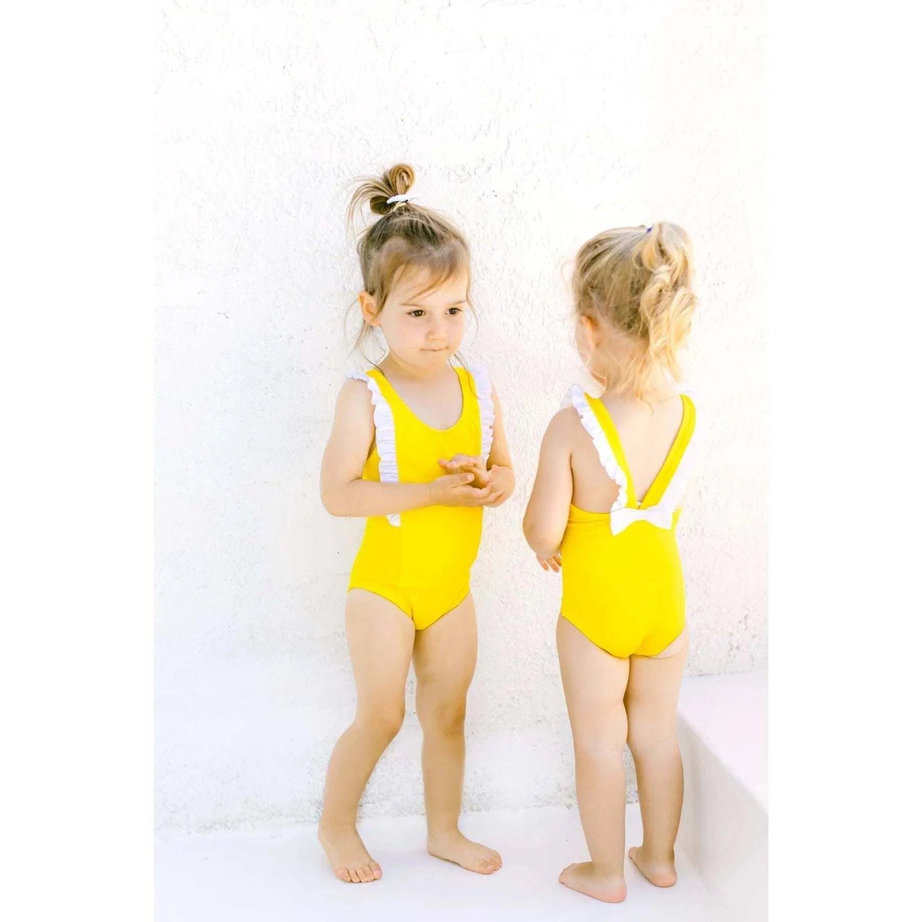 Ayla Ruffle One Piece - Yellow