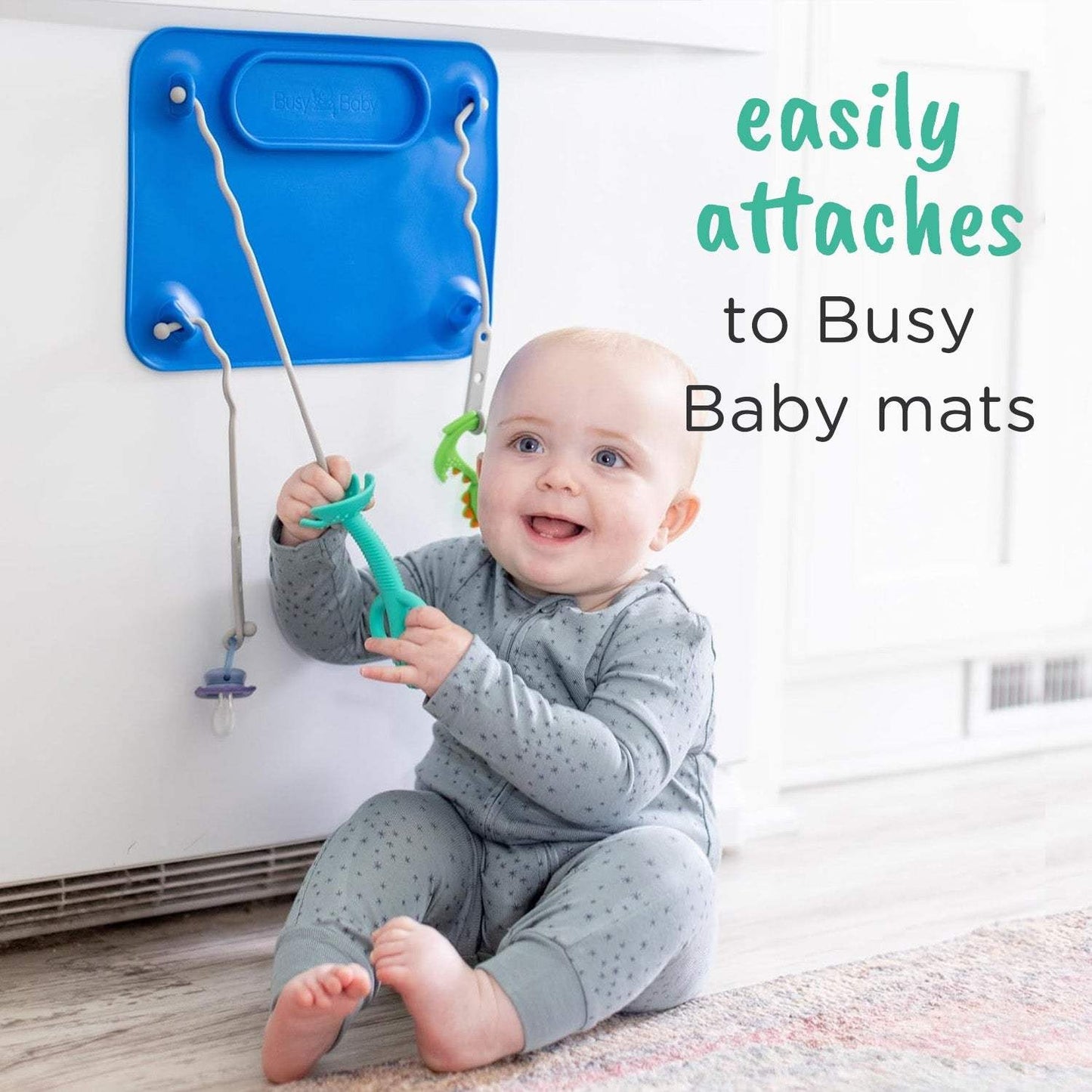 2-in-1 Teether & Training Spoon SPEARMINT
