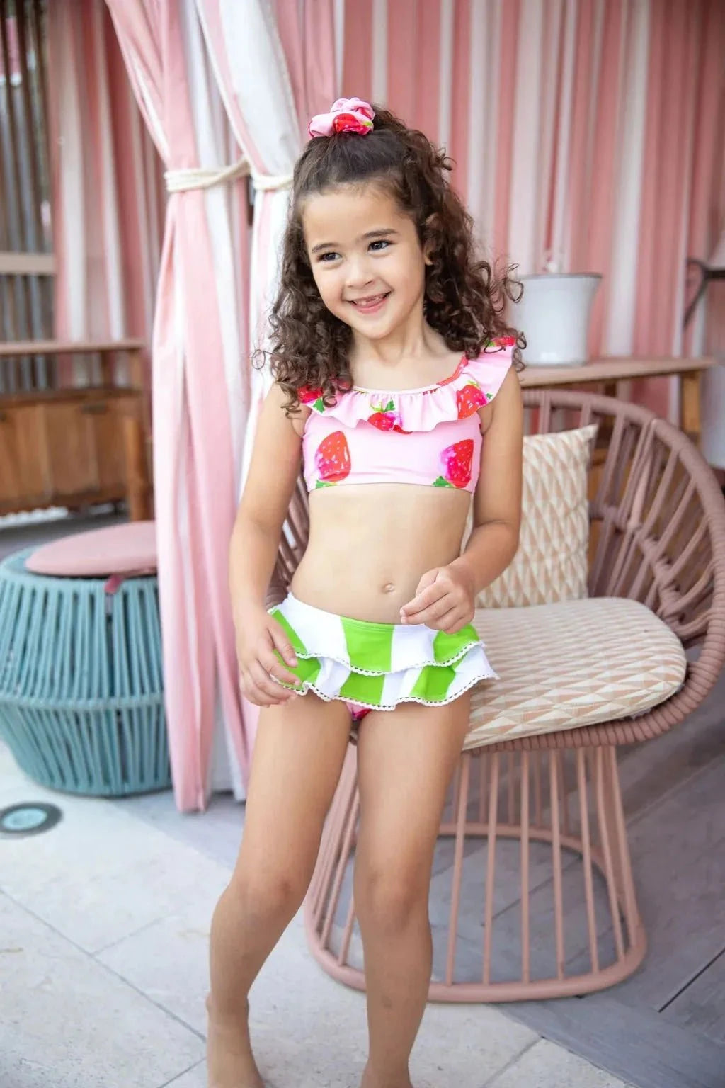 Blueberry Bay Sengana Strawberry Two Piece Swimsuit – Lily and