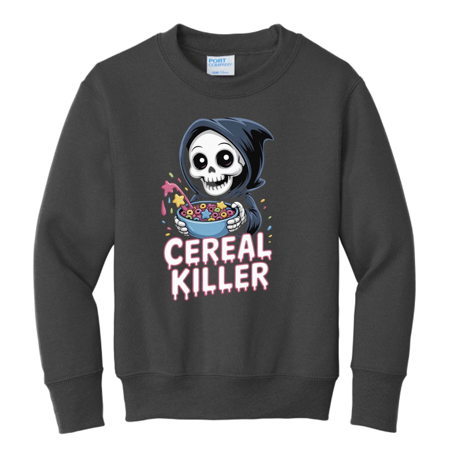 Cereal Killer Halloween Sweatshirt for Kids