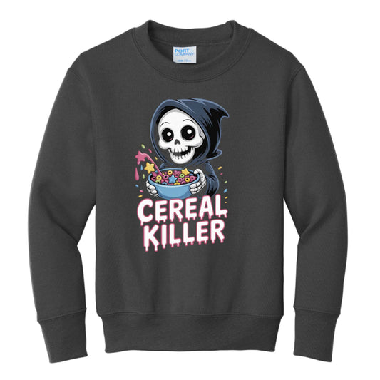 Cereal Killer Halloween Sweatshirt for Kids