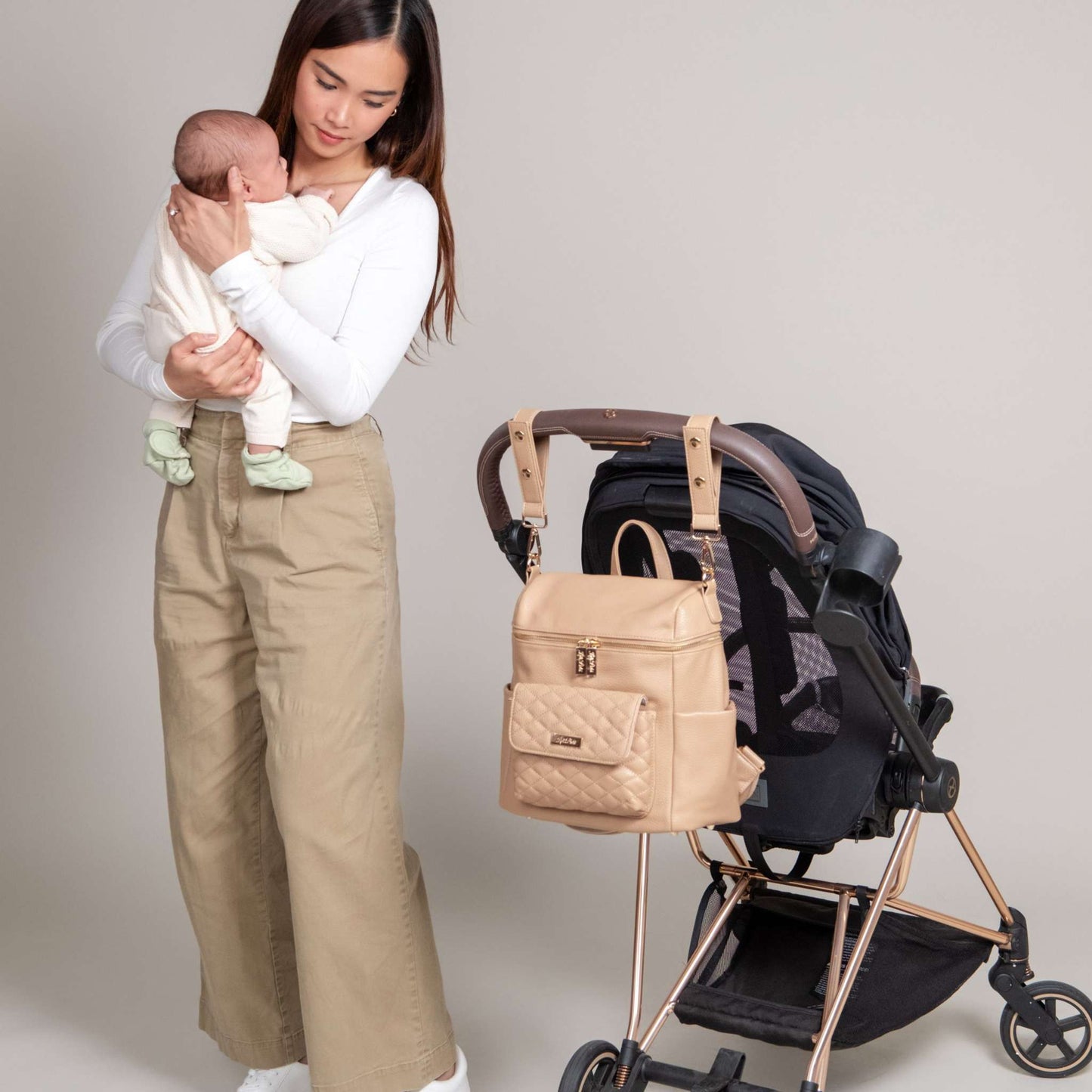 Petit Monaco Diaper Bag | Ebony Black