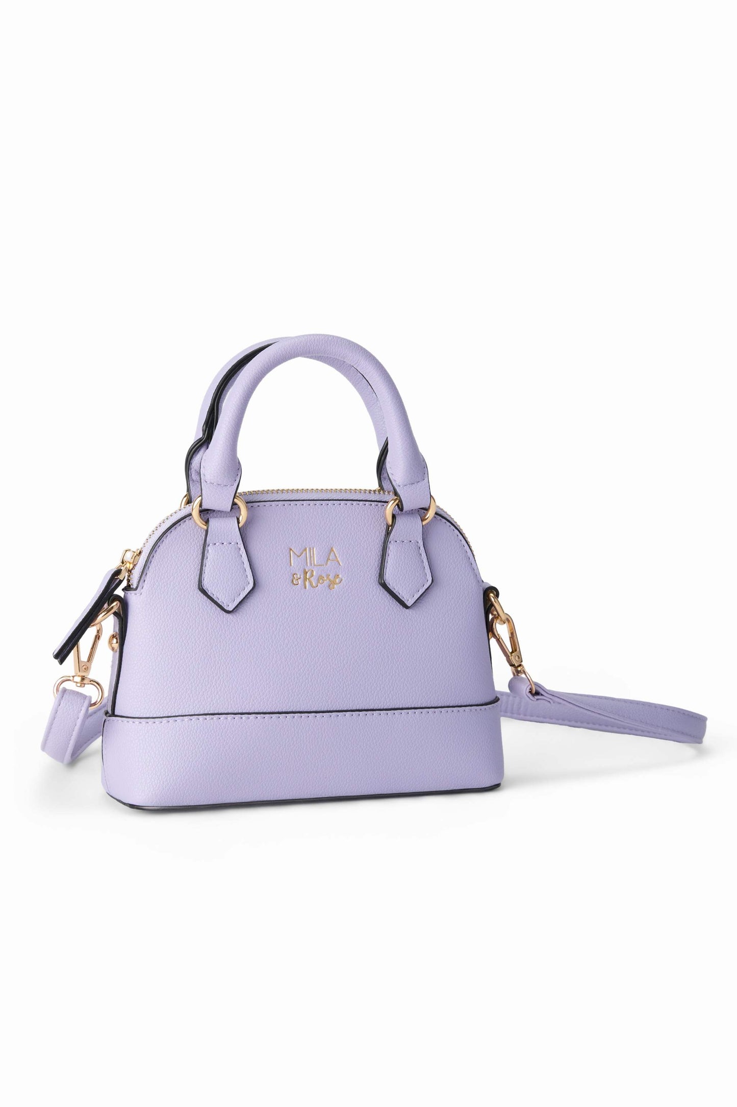 Lavender Girl's Crossbody Purse side view