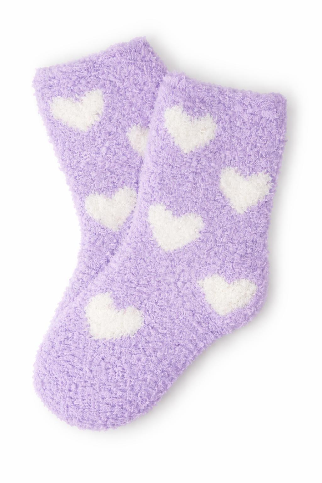 Lavender/Coconut Sporty Cozy Socks