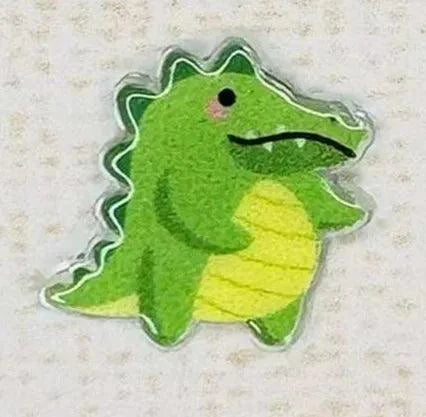 Alligator Chonky Gator Earrings back view