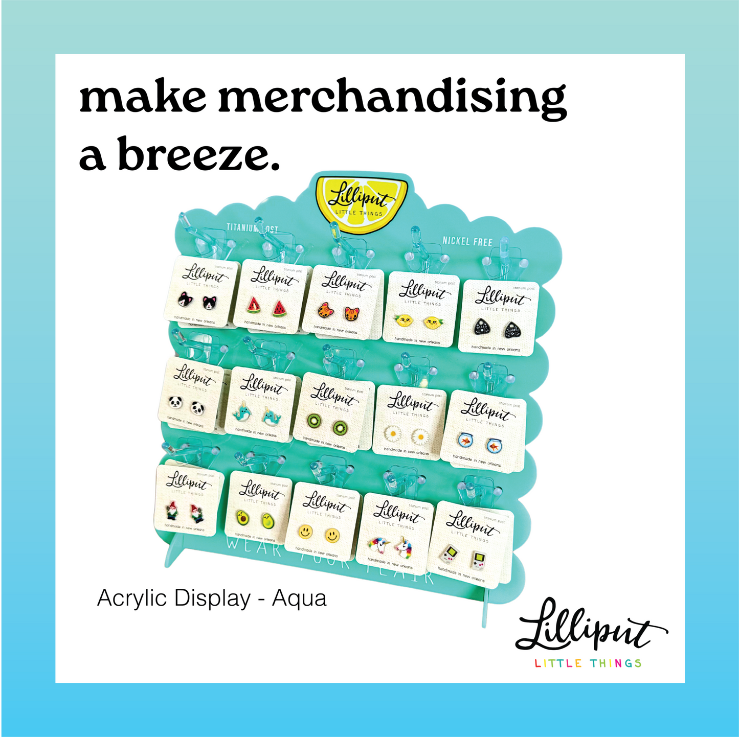 Lilliput Little Things - Santa Claus Earrings // Christmas Earrings