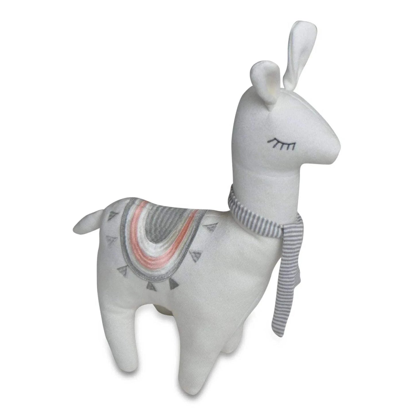 Lily the Llama Knitted Toy front view