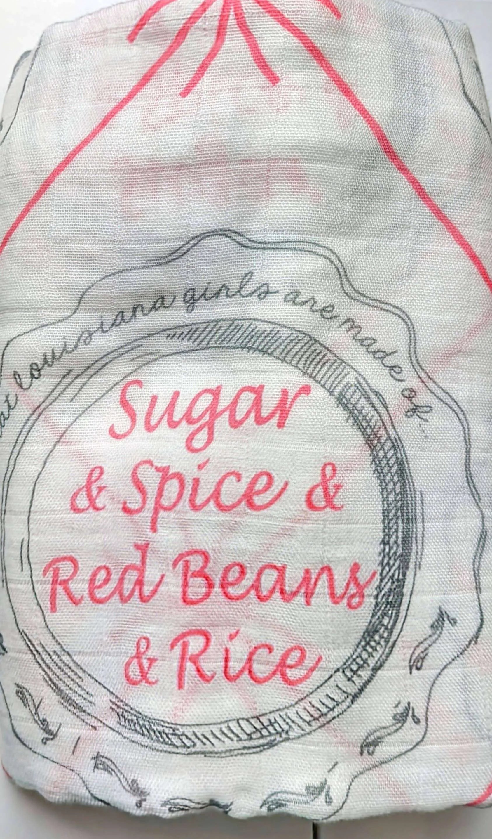 Little Hometown - Louisiana Girls Swaddle Blanket