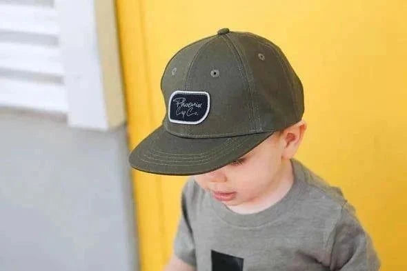 Olive You cap side profile detail