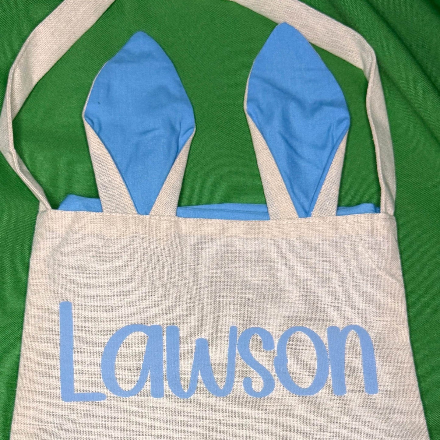 Personalized Easter Canvas Tote Bags