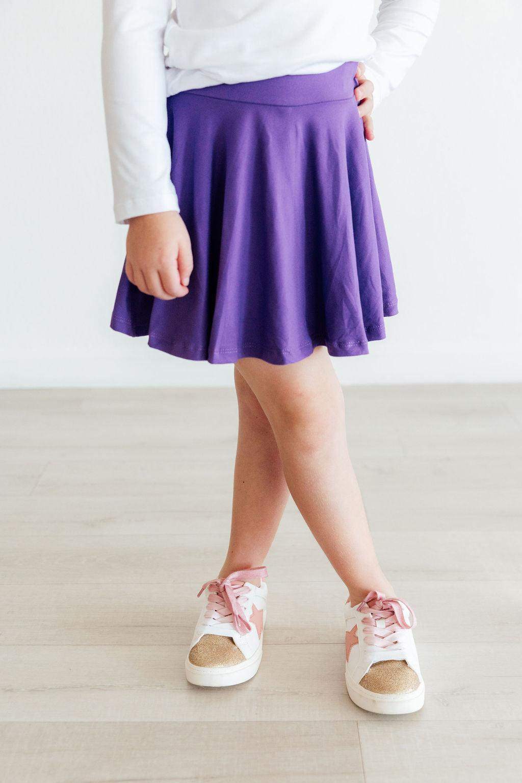 Purple Twirl Skort