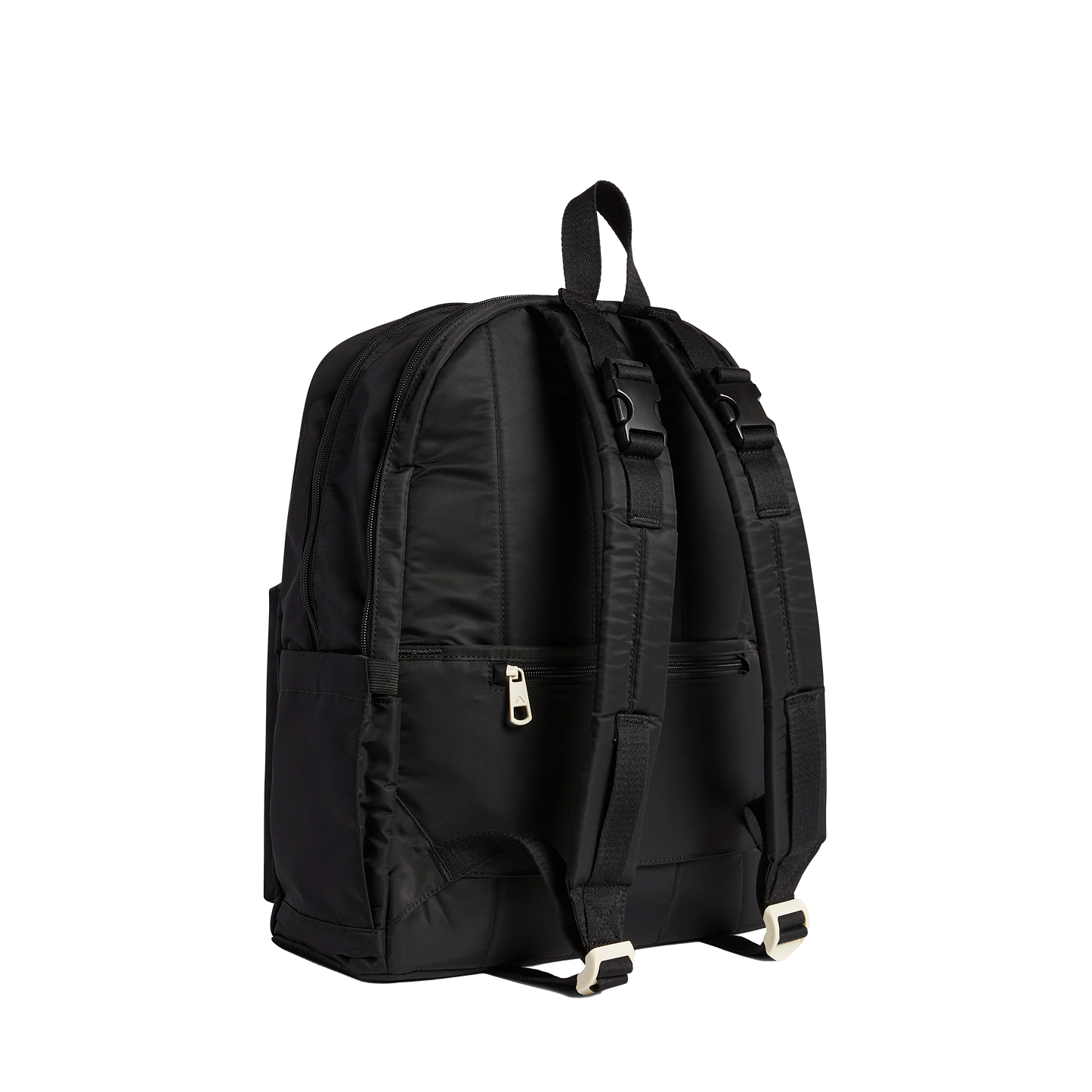 Lorimer Diaper Bag in Black, hardware detail