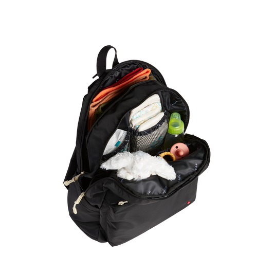 Lorimer Diaper Bag in Olive, side detail
