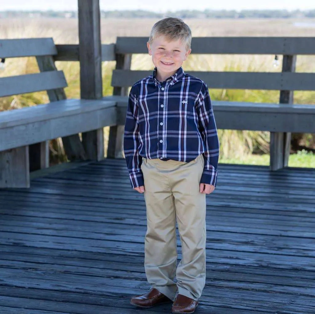 Saltwater Boys Company - Carter Oxford Shirt Scotland Plaid